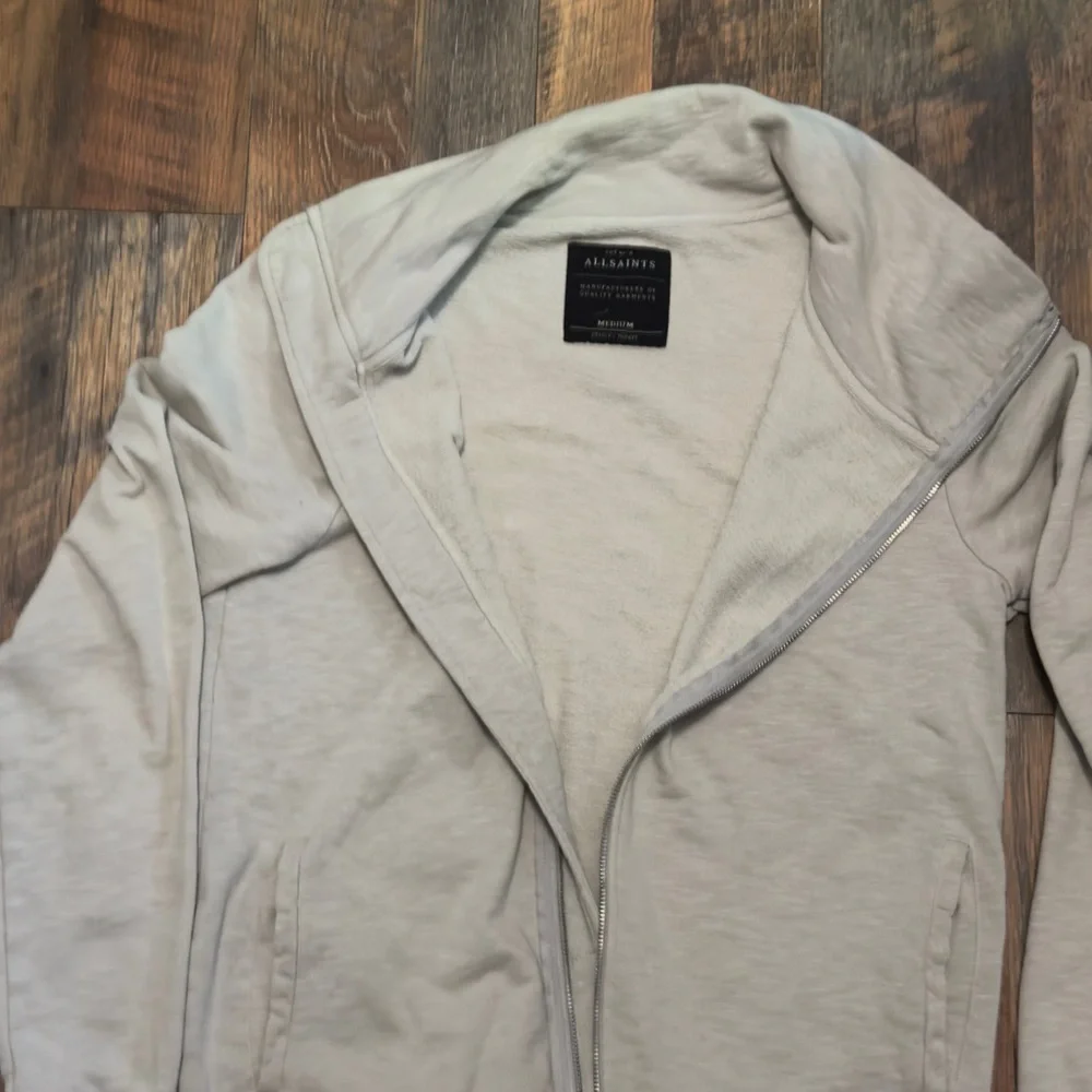 AllSaints All Saints Rumes Funnel Lightweight Zip Up Jacket mens Medium M